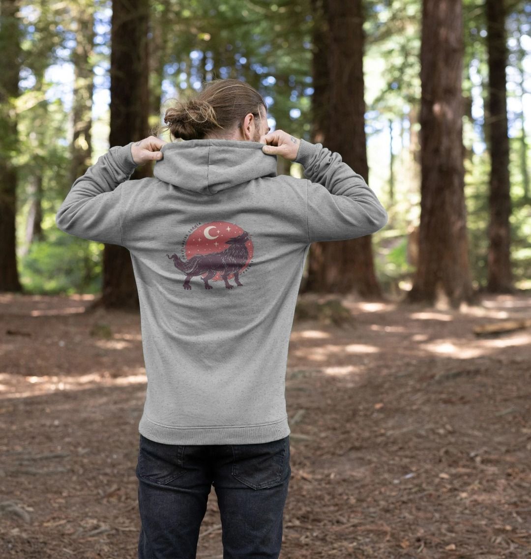 Men's Black Wolf Hoodie - LIMITED EDITION