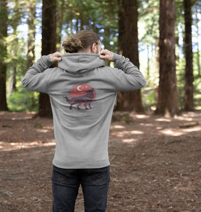 Men's Black Wolf Hoodie - LIMITED EDITION