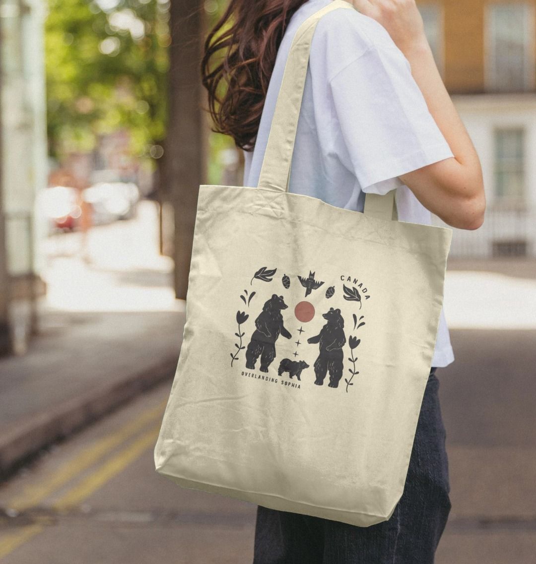 Wild Bear Folk Tote Bag - LIMITED EDITION