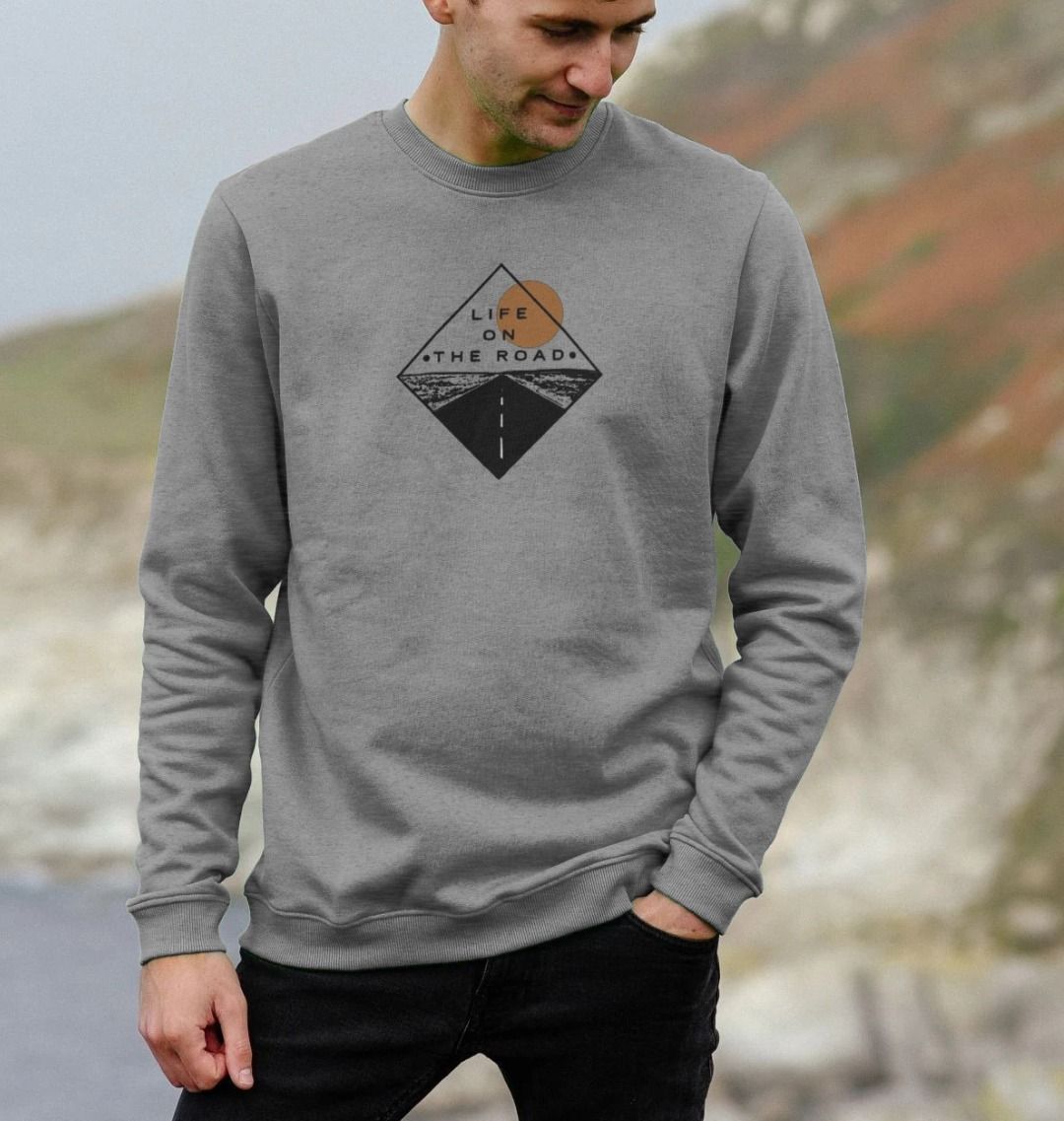 Men's Life on the Road Sweater in Light