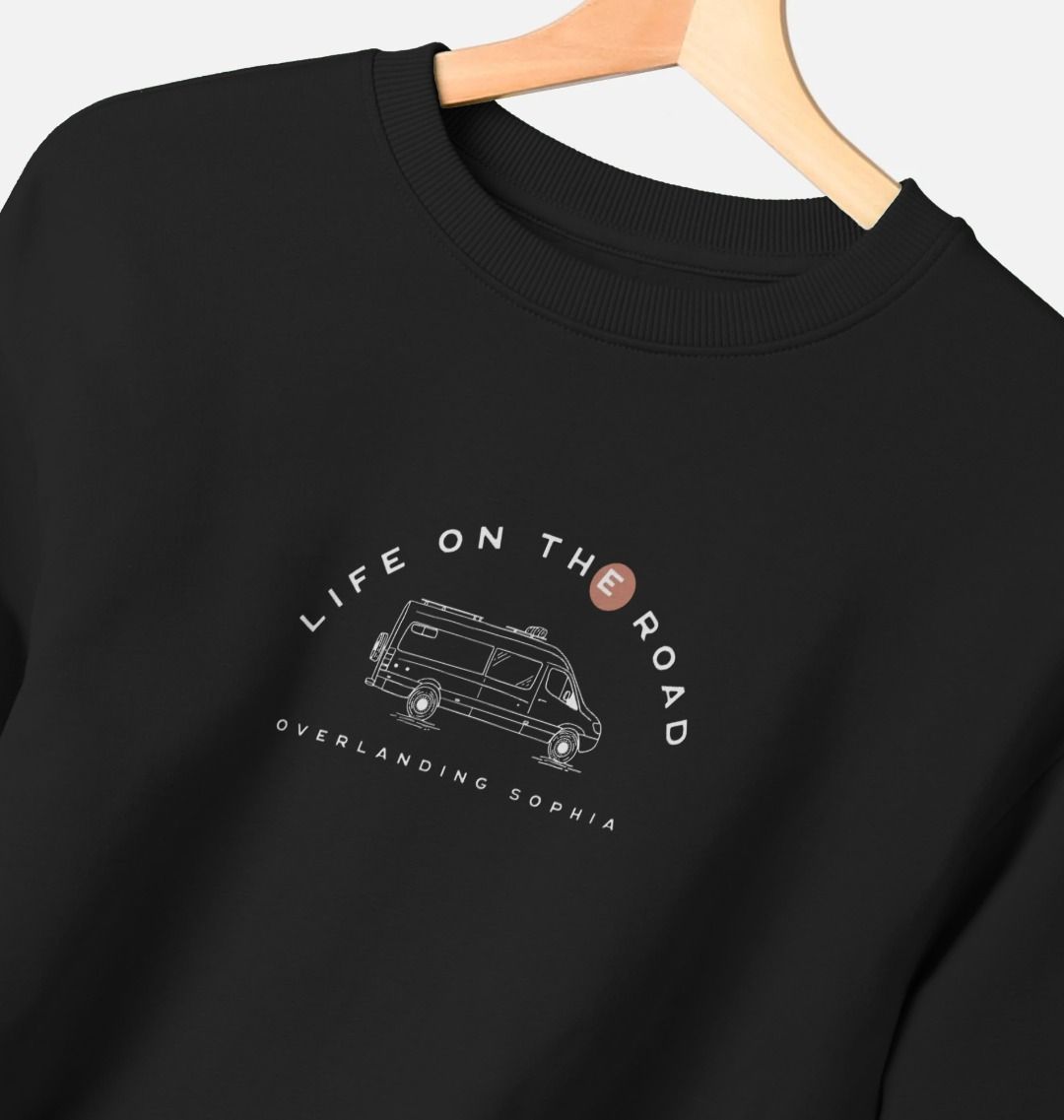 Women's Van Life Oversize Sweater in Dark