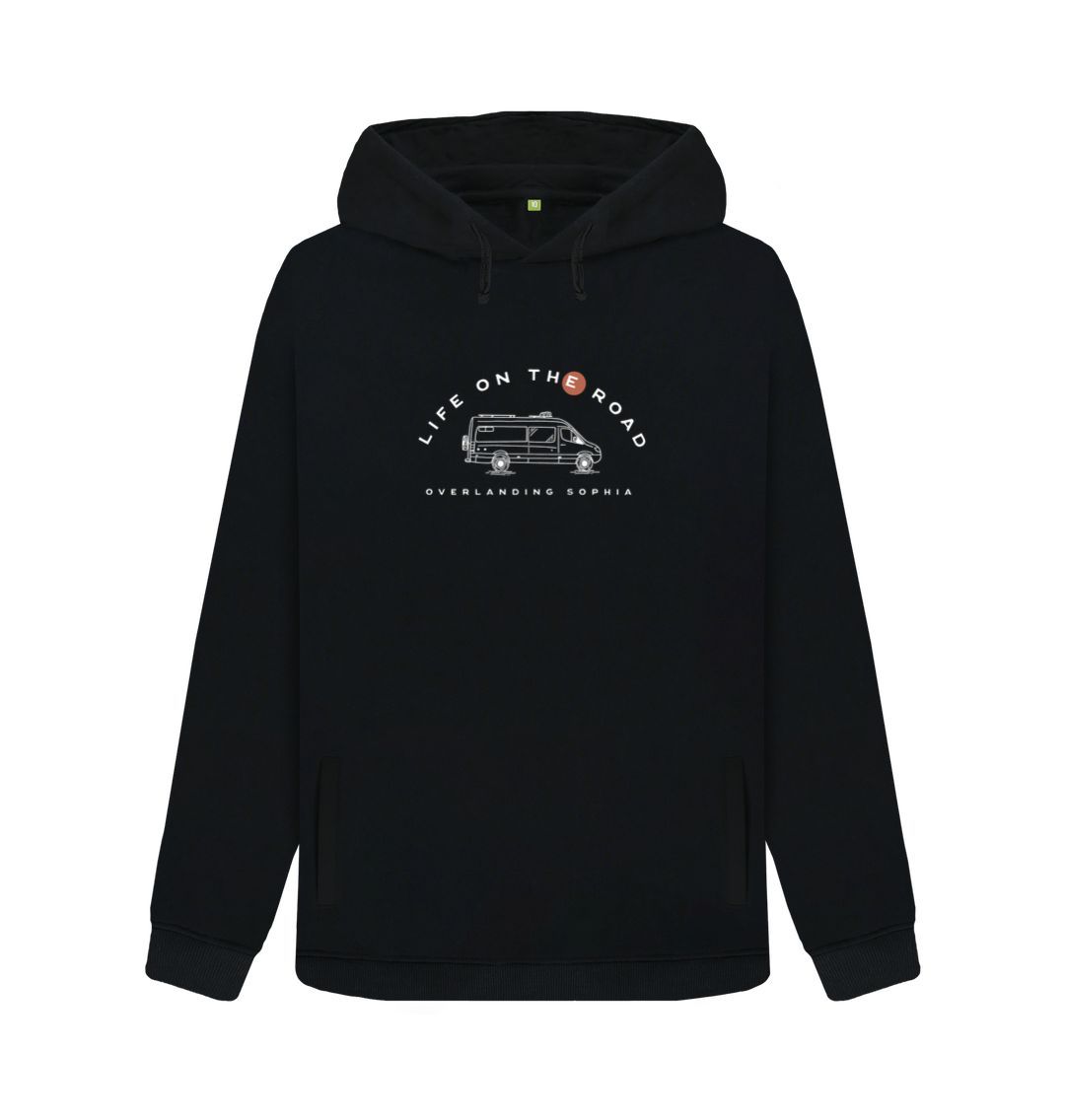 Black Women's Van Life Hoodie in Dark