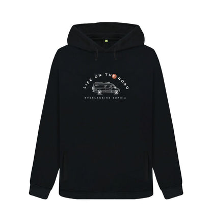 Black Women's Van Life Hoodie in Dark