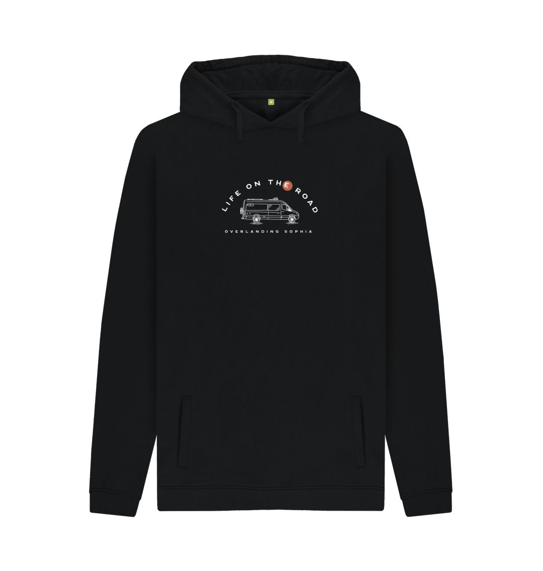 Black Men's Van Life Hoodie in Dark