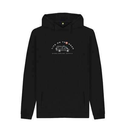 Black Men's Van Life Hoodie in Dark