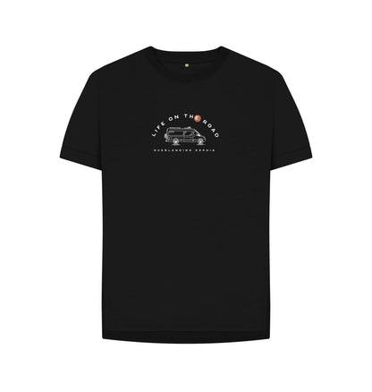 Black Women's Van Life Tee in Dark