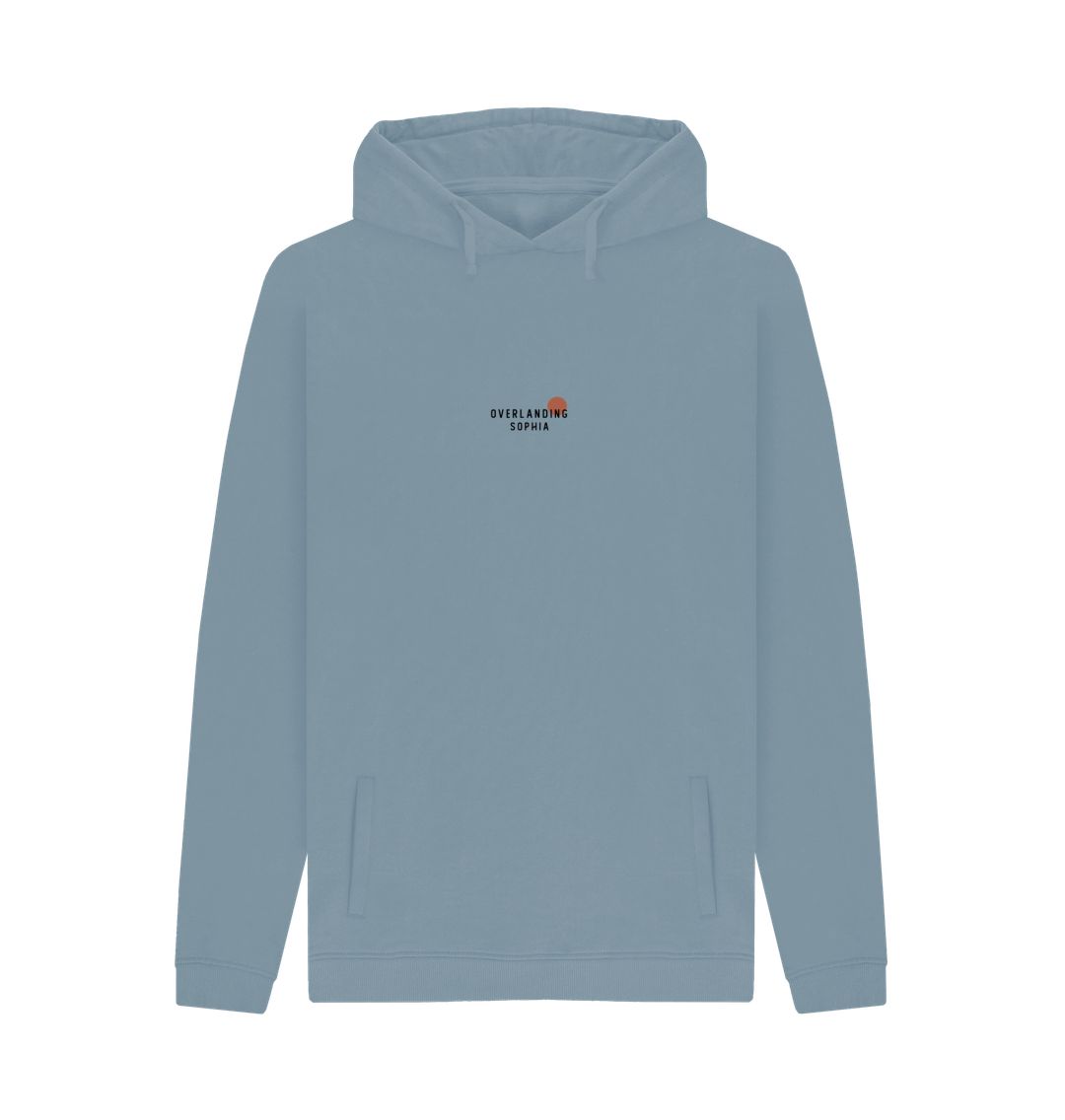 Stone Blue Men's Life on the Road Hoodie in Light