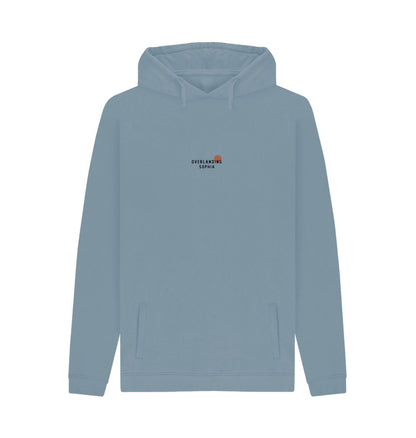 Stone Blue Men's Life on the Road Hoodie in Light