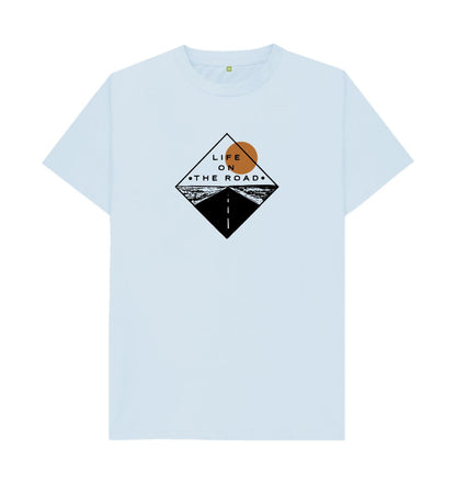 Sky Blue Men's Life on the Road Tee in Light