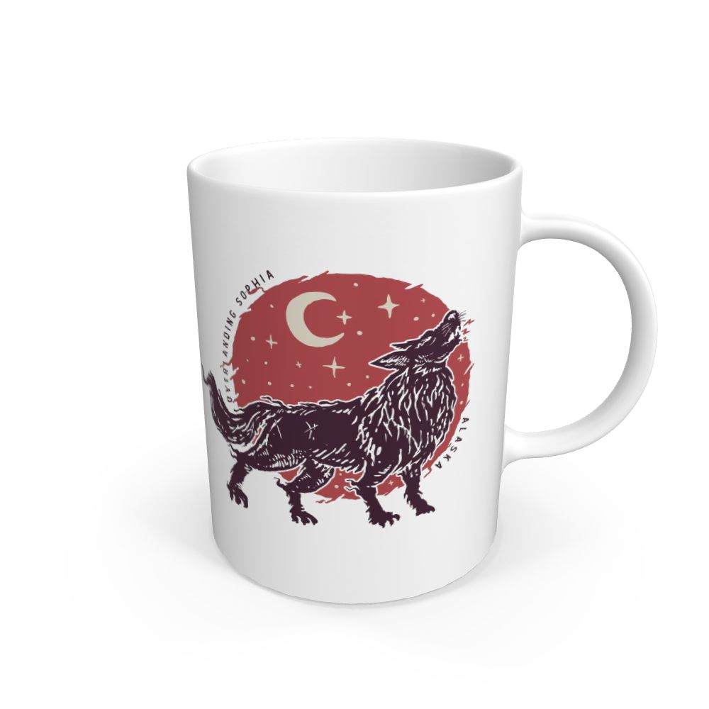 White Wolf Mug