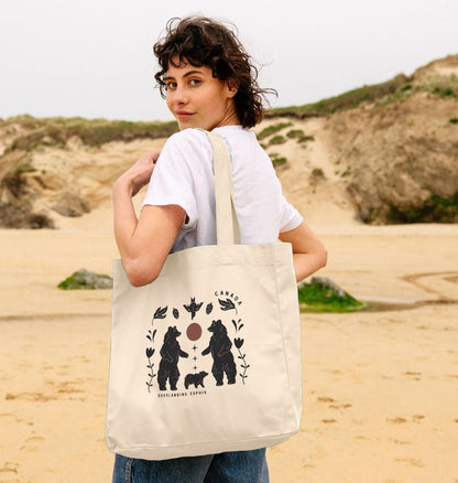 Wild Bear Folk Shopper Bag - LIMITED EDITION