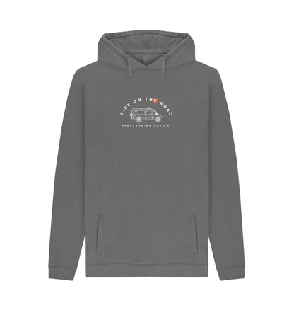 Slate Grey Men's Van Life Hoodie in Dark