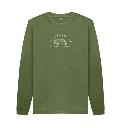 Khaki Men's Van Life Sweater in Dark