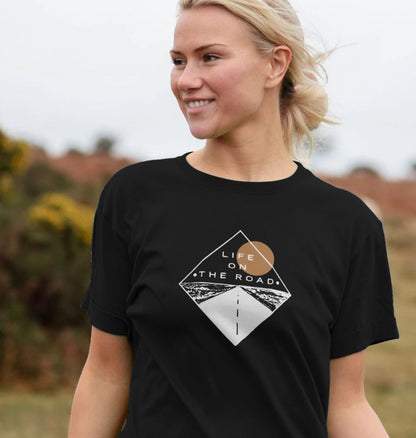 Women's Life on the Road Tee in Dark