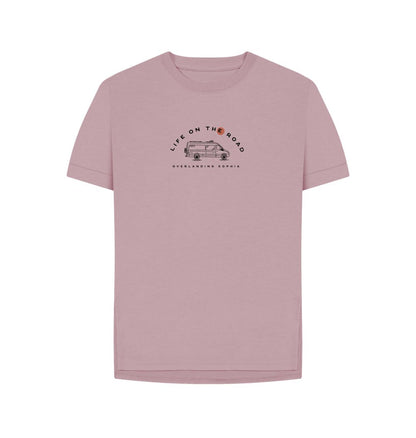 Mauve Women's Van Life Tee in Light