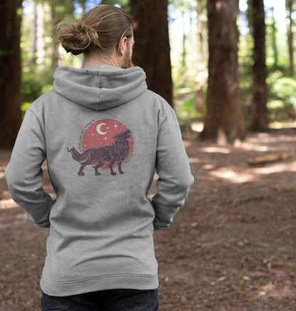 Men's Black Wolf Hoodie - LIMITED EDITION