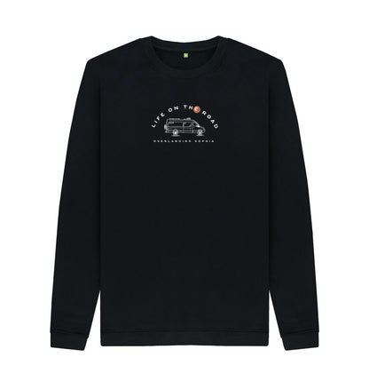 Black Men's Van Life Sweater in Dark