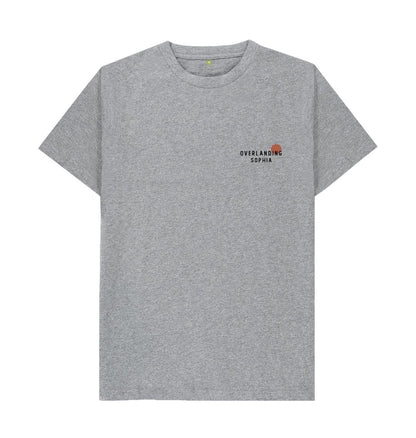 Athletic Grey Men's Overlanding Sophia Plain Tee in Light