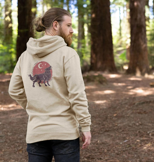 Men's Black Wolf Hoodie - LIMITED EDITION
