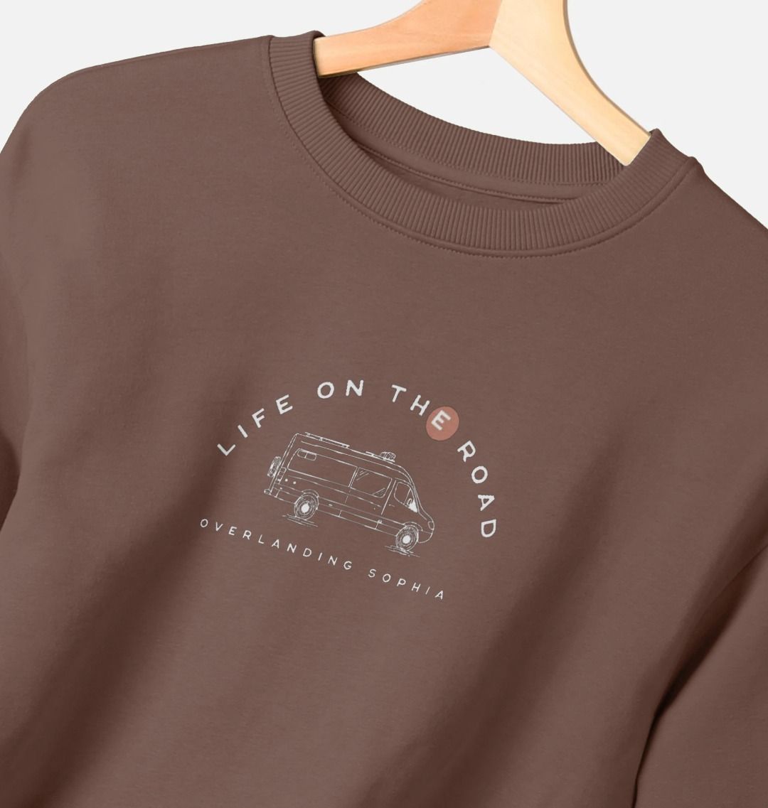 Women's Van Life Oversize Sweater in Dark