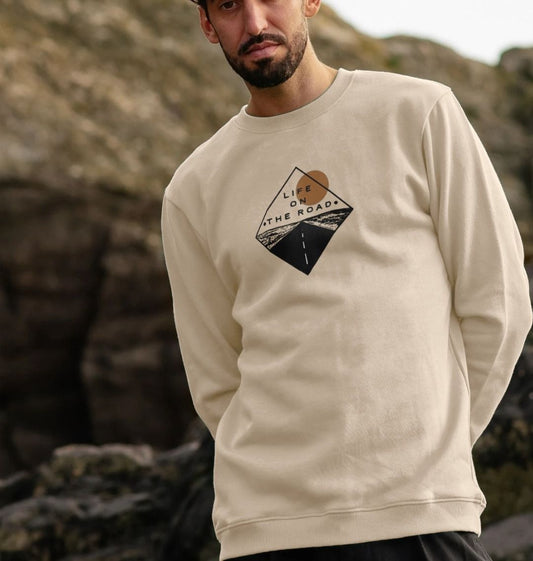 Men's Life on the Road Sweater in Light