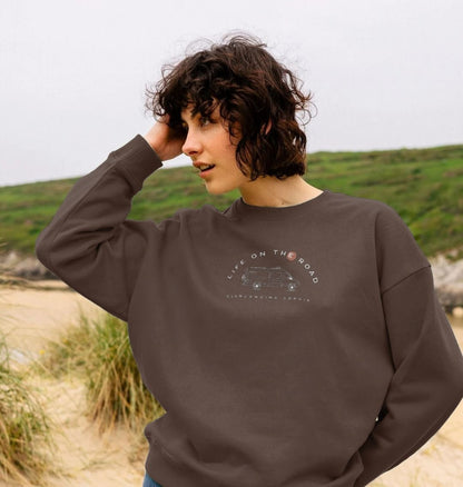 Women's Van Life Oversize Sweater in Dark