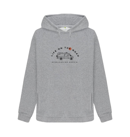 Light Heather Women's Van Life Hoodie in Light