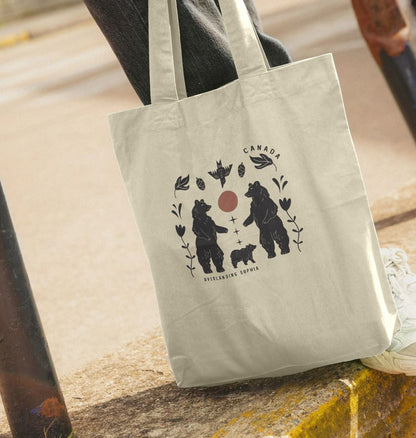 Wild Bear Folk Tote Bag - LIMITED EDITION