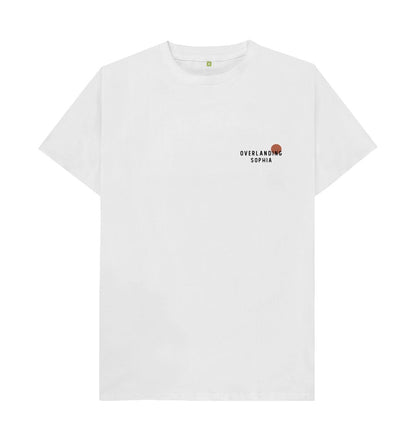 White Men's Overlanding Sophia Plain Tee in Light