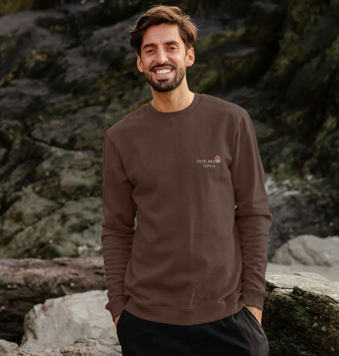 Men's Overlanding Sophia Sweater in Dark